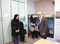 گزارش تصویری هیات رئیسه دانشگاه از خوابگاه خواهران به مناسبت هفته خوابگاه